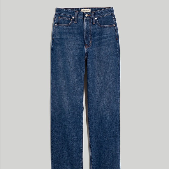 Madewell Curvy Perfect Vintage Straight Jean in Mayfield Wash - Picture 15 of 15